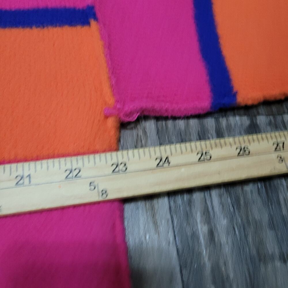 Free People Peaches Stripe Orange Pink Tunic Sweater XS (Has A Spot) - Picture 8 of 16